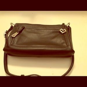 Brighton Leather Shoulder/Crossbody Handbag